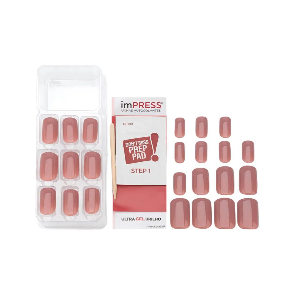 Unhas Autocolantes Impress Fresh Start Média com 24 Unidades