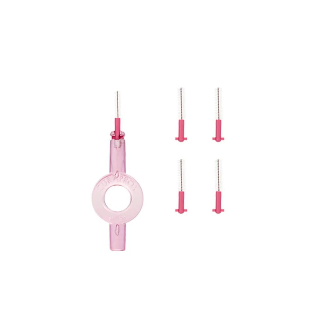 Refil Interdental CPS 0,8 MM Curaprox Cor Rosa com 1 unidade
