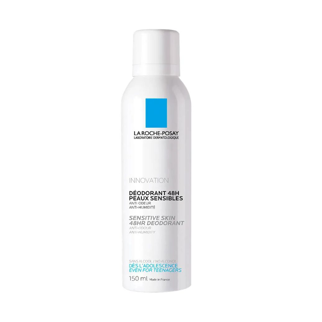 Desodorante Antitranspirante Aerosol La Roche-Posay Peles Sensíveis 48h Proteção Suave com Água Termal 150ml