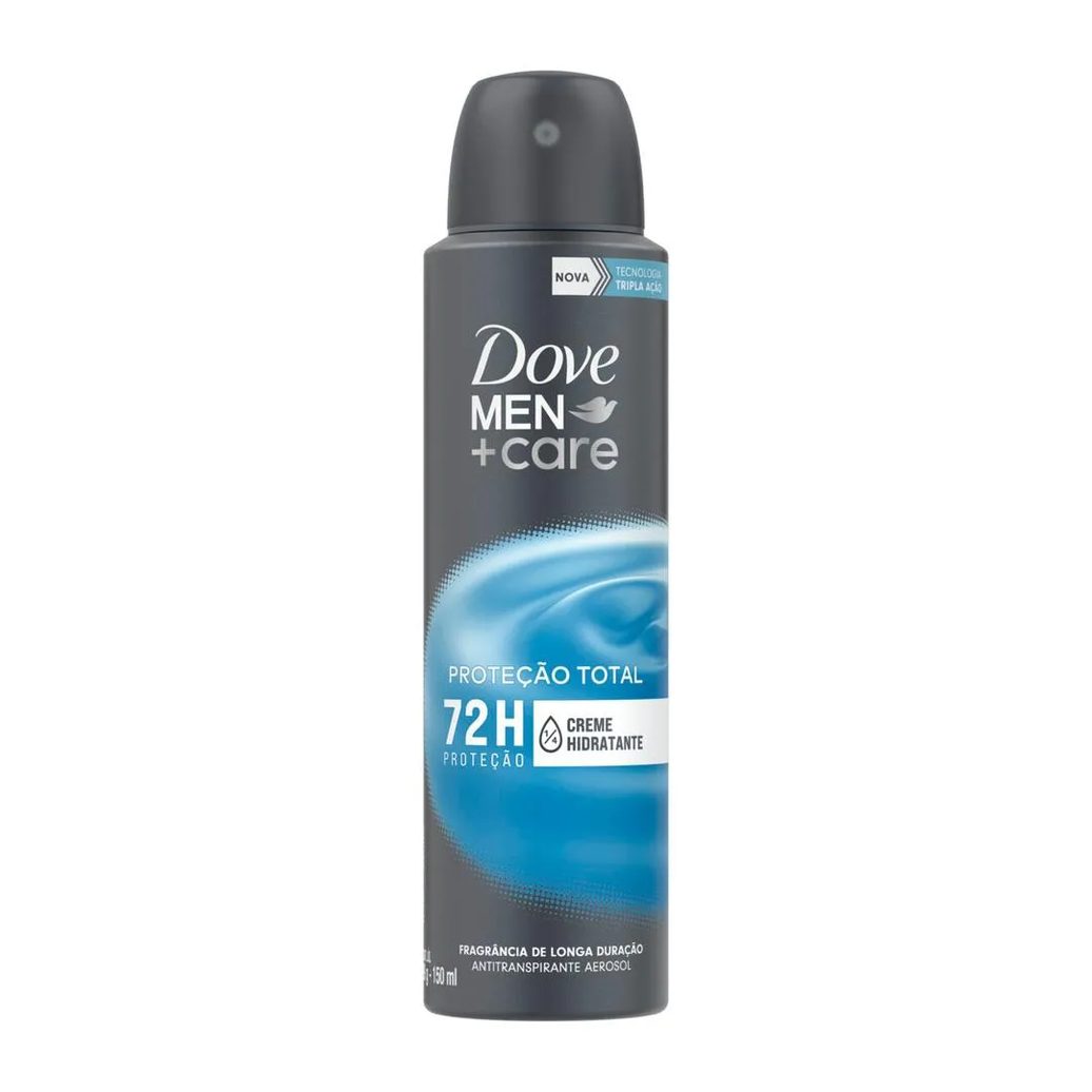 Desodorante Antitranspirante Aerosol Dove Men+Care Proteção Total Masculino 72h 150ml