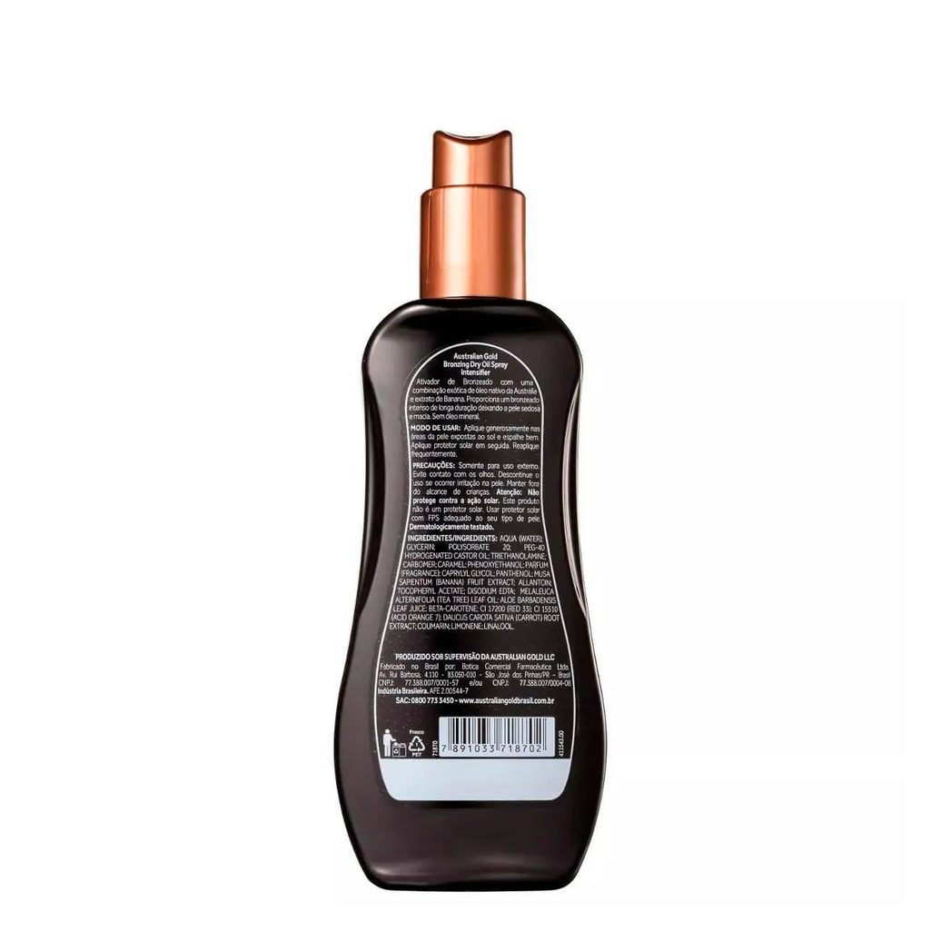 Óleo Autobronzeador Corporal Intensificador Australian Gold Intensifier 237ml