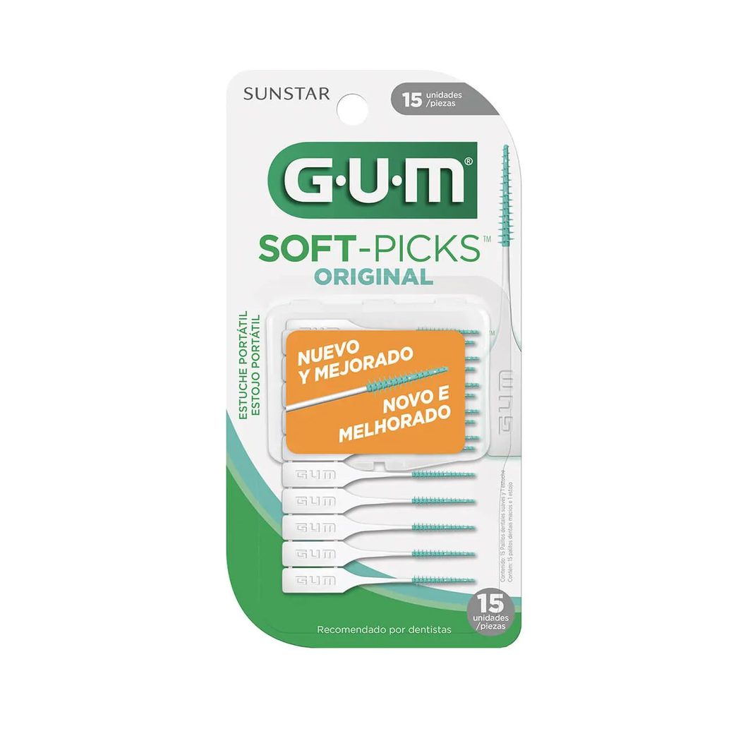 Palito Interdental G.U.M Soft Picks Original 15 unidades