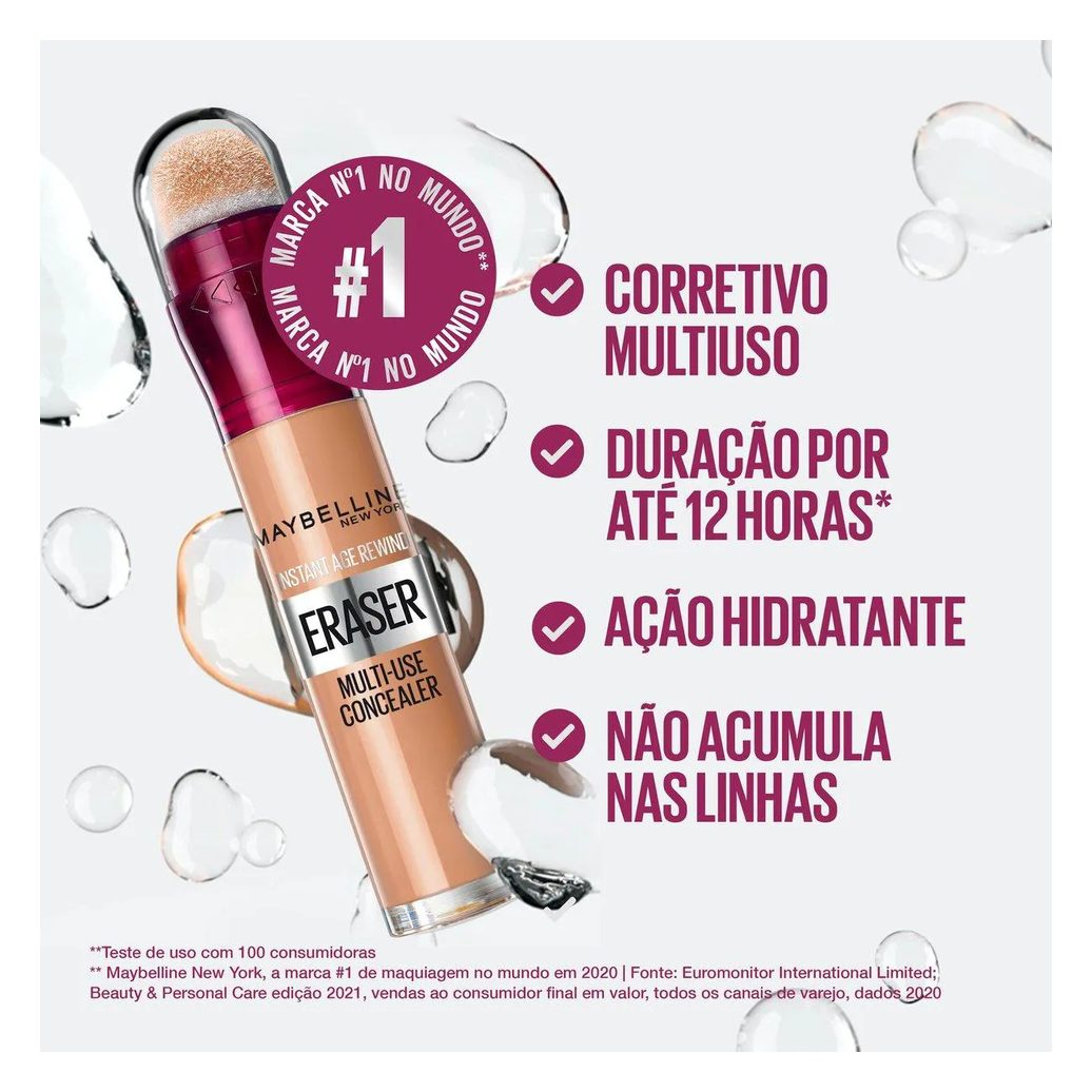 Corretivo Líquido Maybelline Eraser Instant Age Rewind 5,9ml - 120 Light