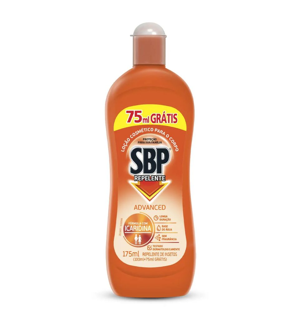 Kit Repelente SBP Advanced Loção + Infantil Baby Icaridina Sem Fragrância Loção + Refil Elétrico Líquido Cheiro Suave 2 Unidades