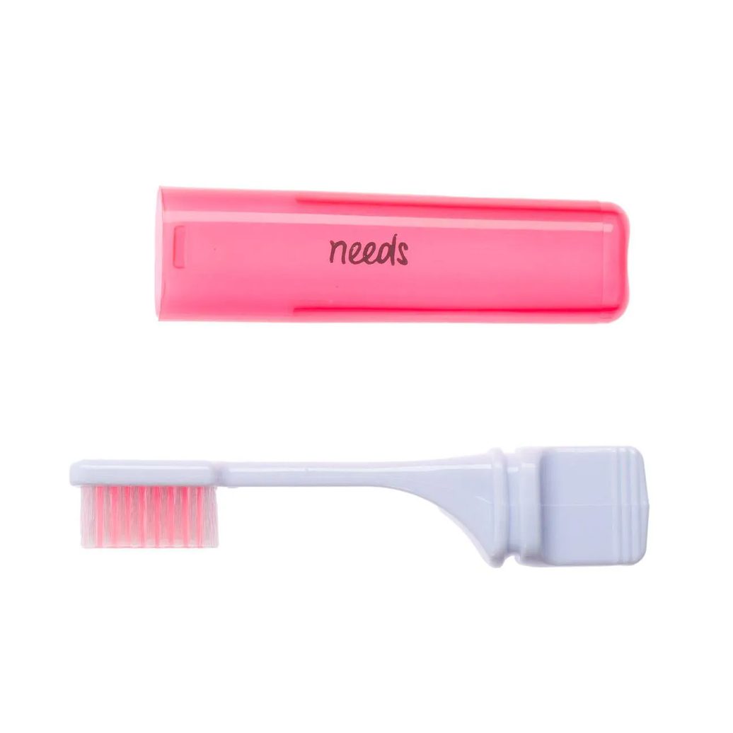 Escova de Dente Needs Portátil para Viagem Macia 1 Unidade