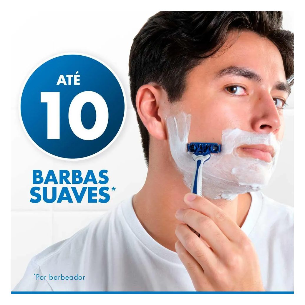 Aparelho de Barbear Descartável Gillette Prestobarba 3 com 4 unidades