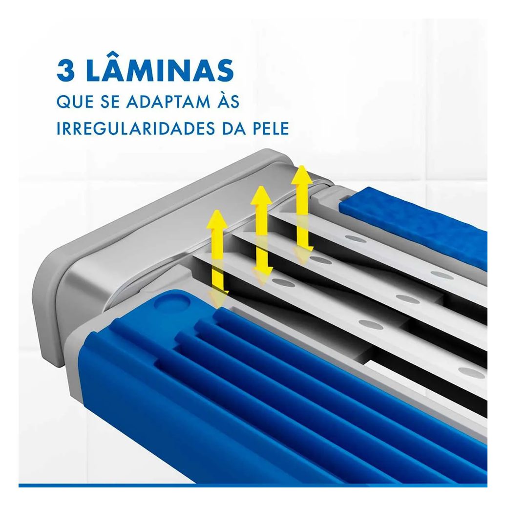 Aparelho de Barbear Descartável Gillette Prestobarba 3 com 4 unidades