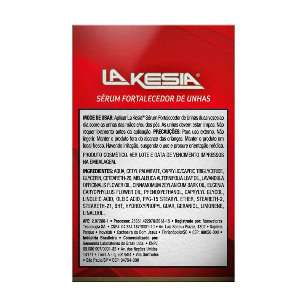 Sérum Fortalecedor de Unhas LaKesia com 7ml