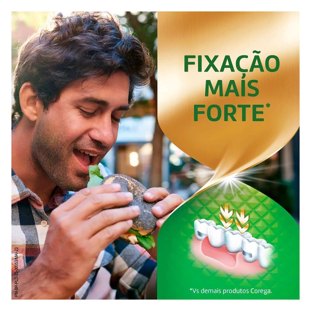 Creme Fixador de Dentadura Ultra Corega Max Fixação + Refrescância Menta 70g