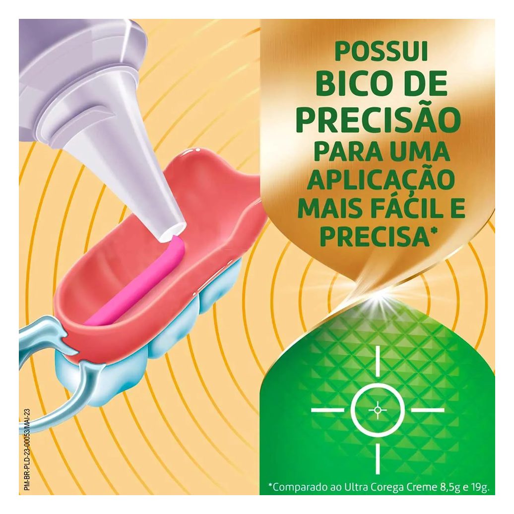 Creme Fixador de Dentadura Ultra Corega Max Fixação + Refrescância Menta 70g