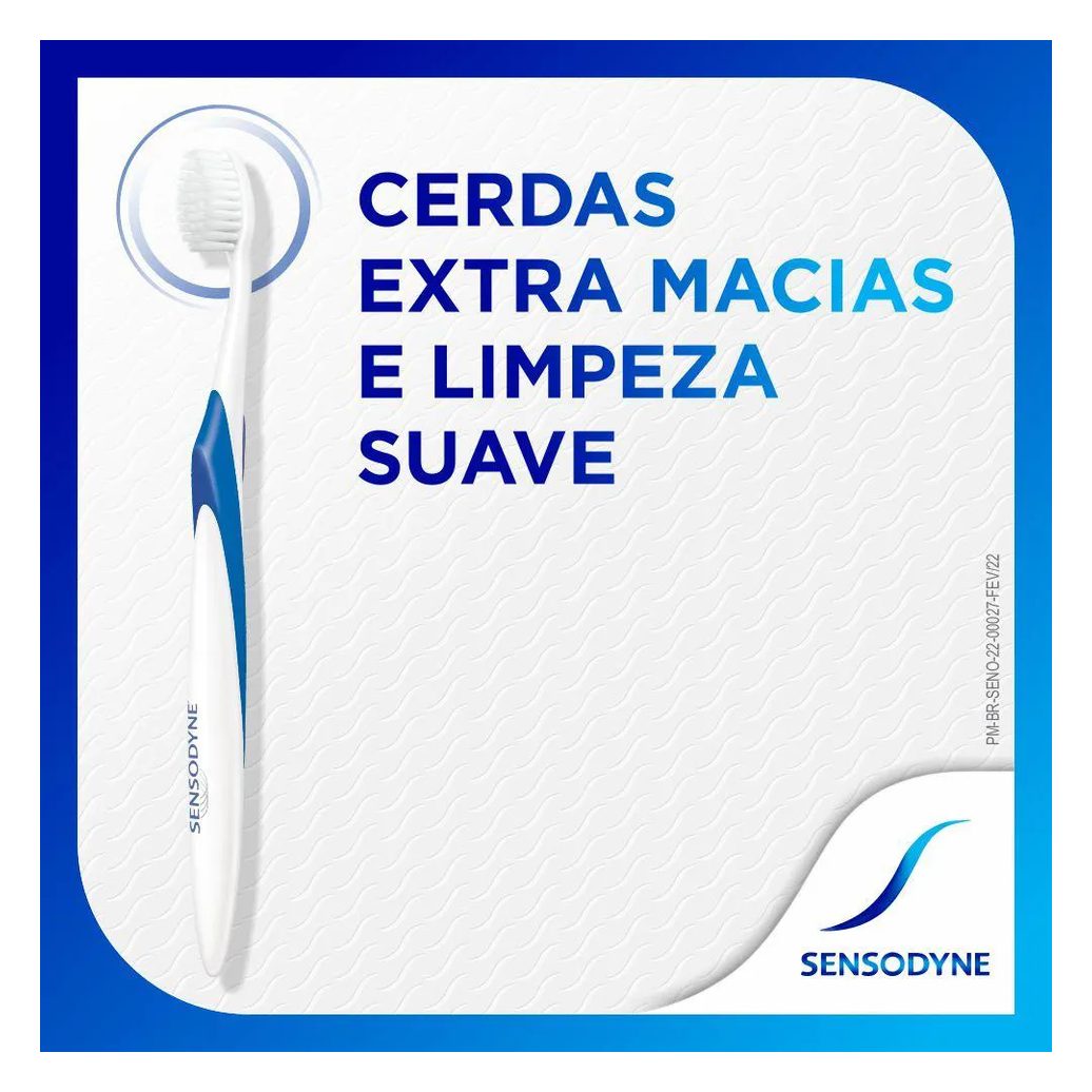 Kit Escova de Dente Sensodyne Gentle Suave às Gengivas 2 unidades
