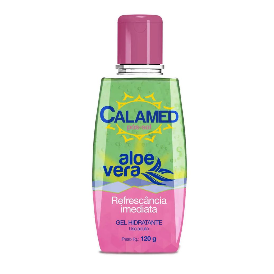Pós-Sol Calamed Aloe Vera Gel Refrescante com 120g