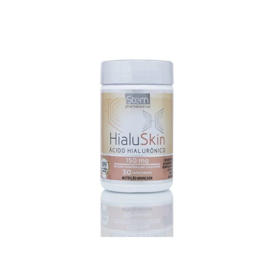 HialuSkin Ácido Hialurônico 150gm Stem com 30 comprimidos