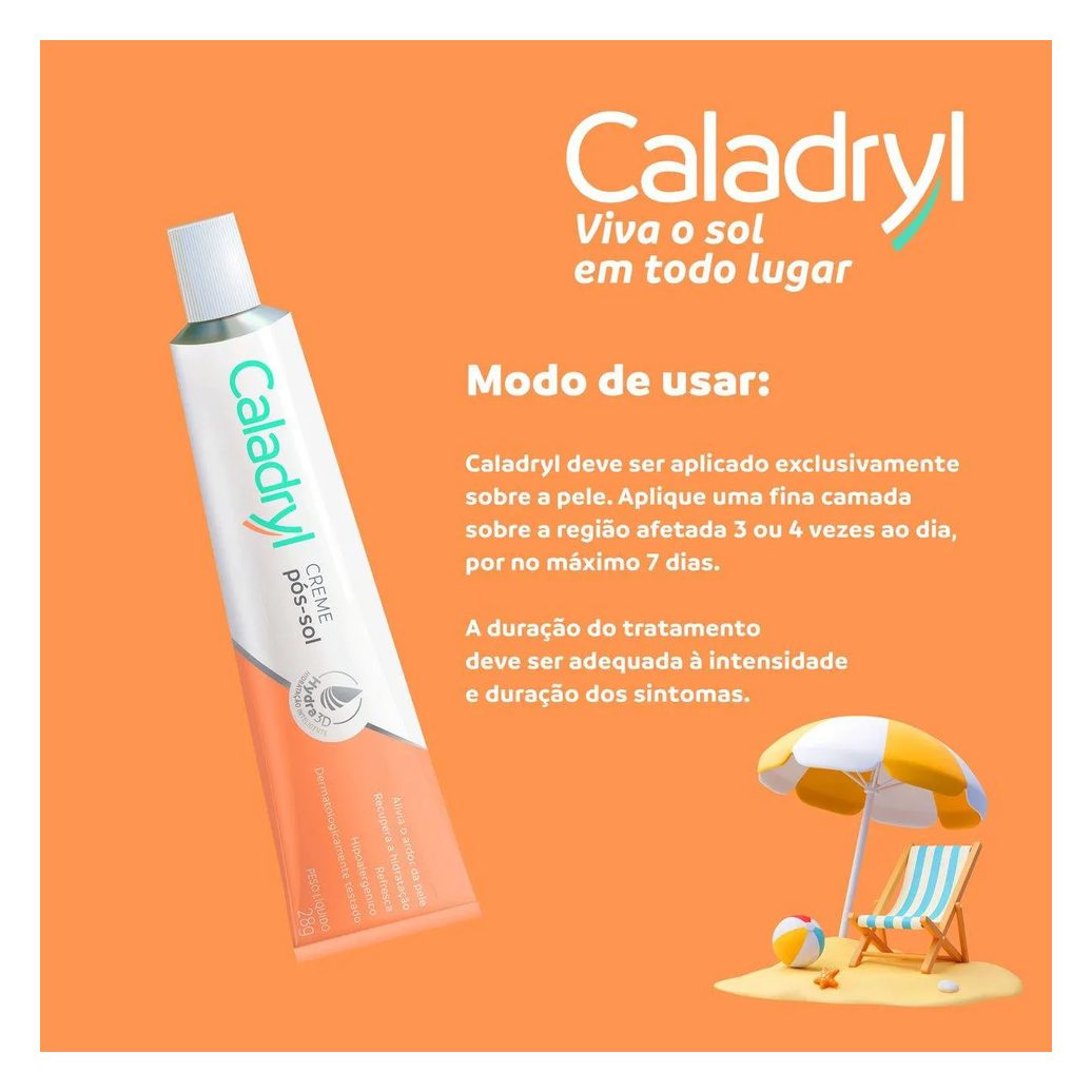 Creme Pós-Sol Caladryl 28g