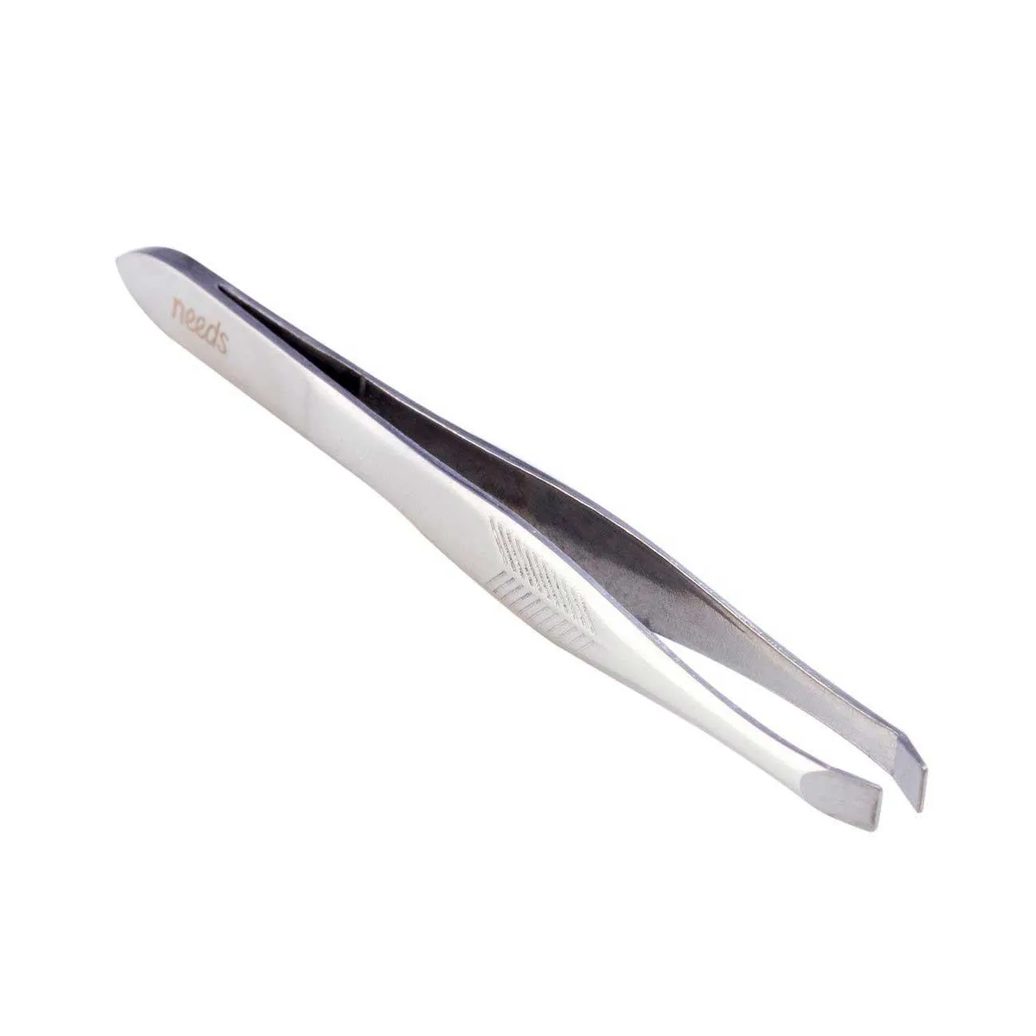 Pinça de Ponta Reta Needs PRO Inox 1 Unidade