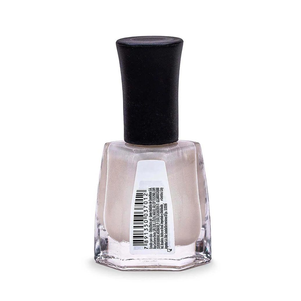 Esmalte Risqué Diamond Gel Branco Camafeu Hipoalergênico com 9,5ml