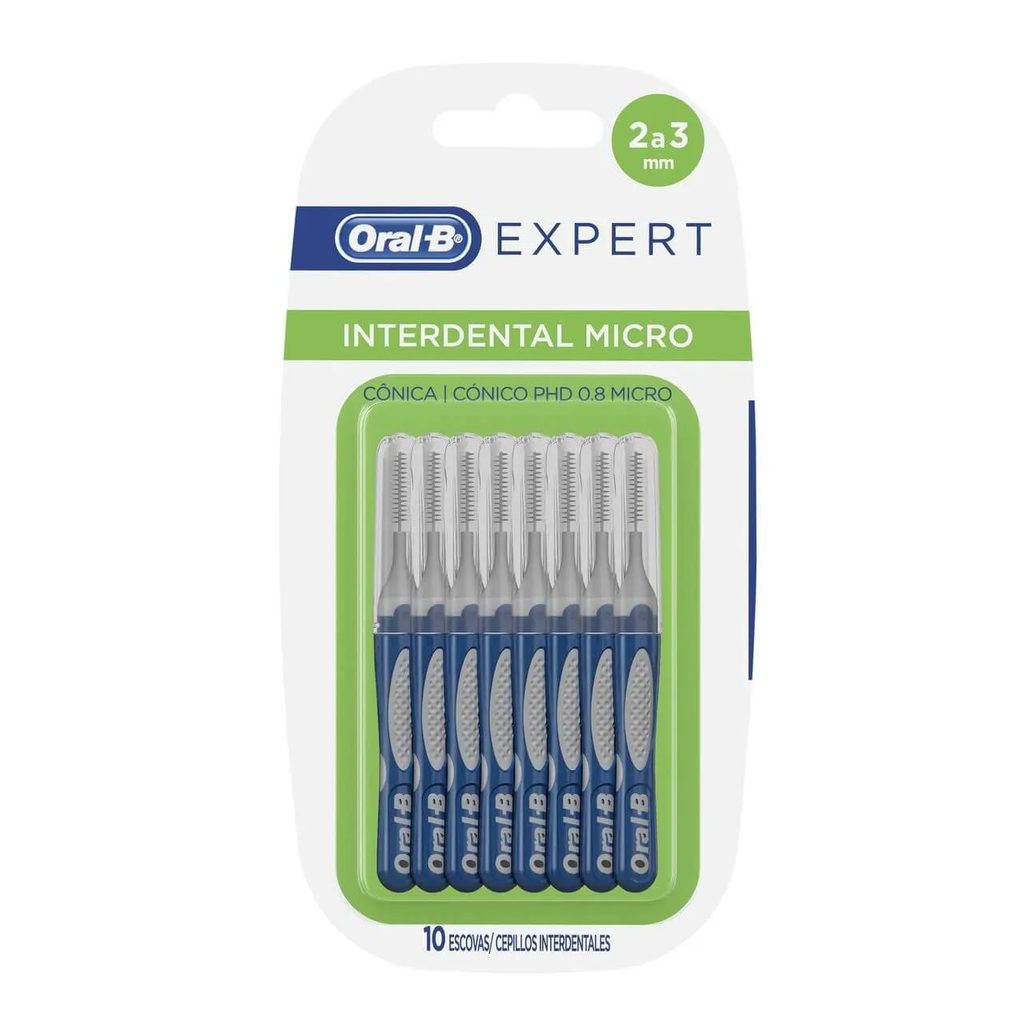 Escova Interdental Micro Oral-B Expert 2 a 3mm com 10 unidades