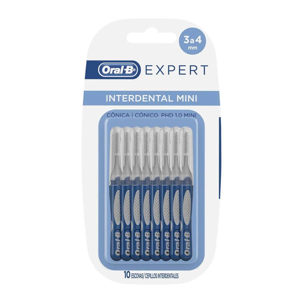 Escova de Dente Interdental Oral-B Expert Mini 3 a 4mm com 10 unidades