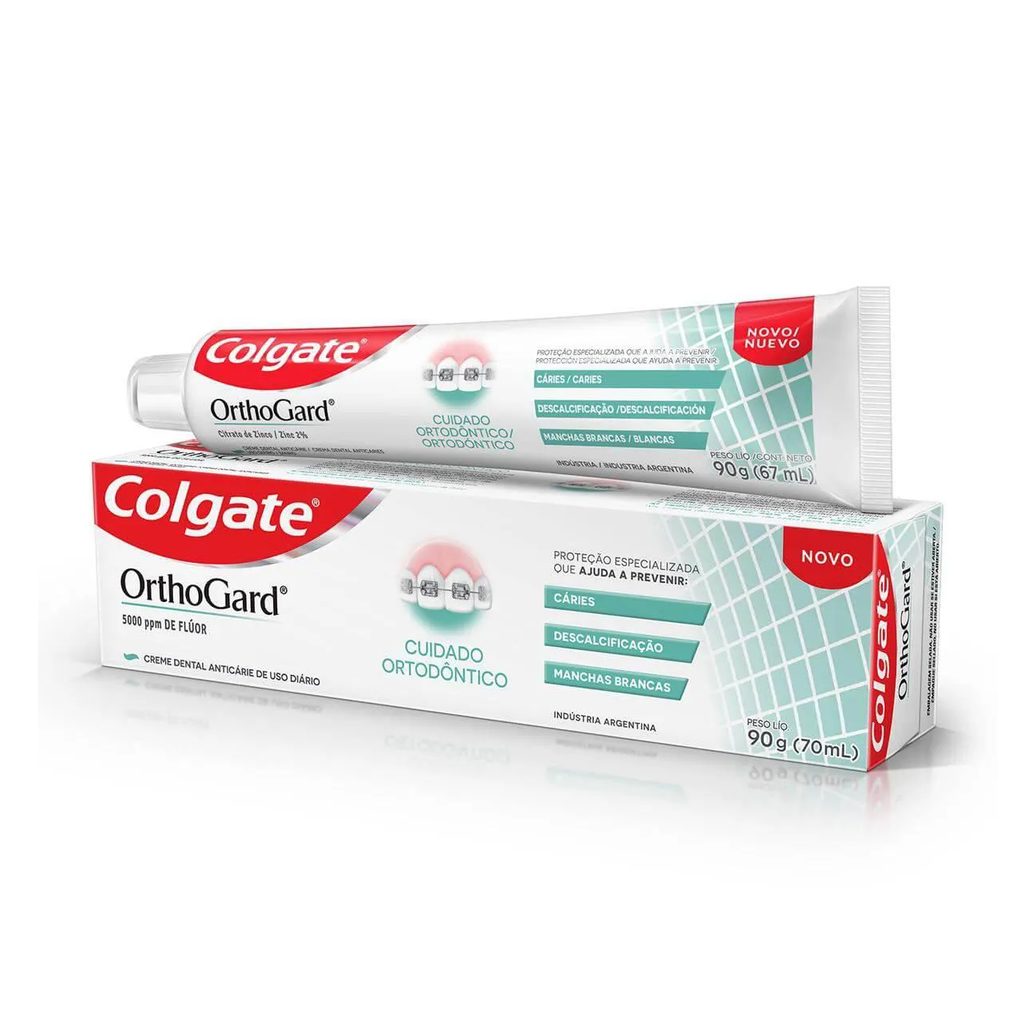 Creme Dental Colgate OrthoGard Cuidado Ortodôntico 90g