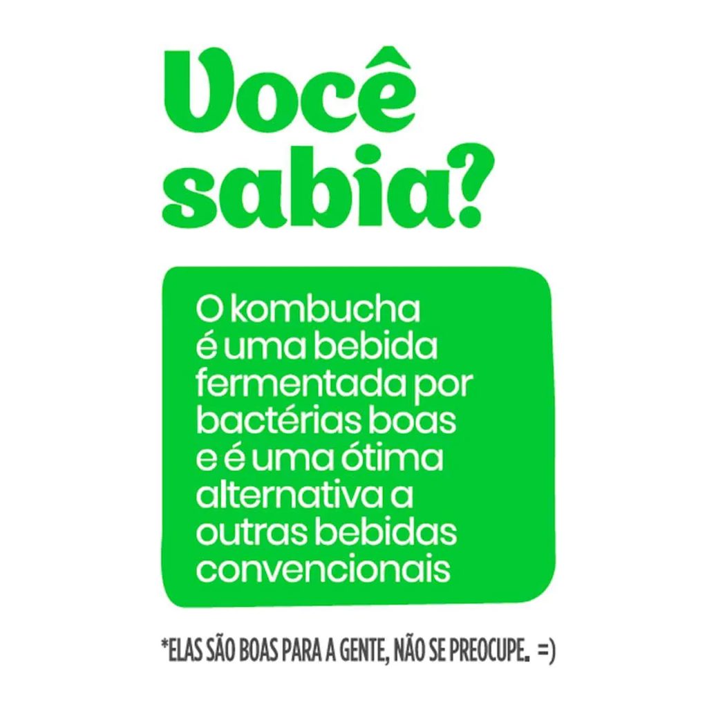 Kombucha Uva Verde com Hortelã Nutrigood 300ml