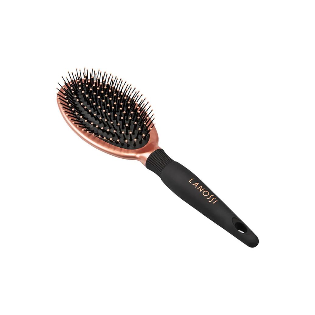 Escova de Cabelo Lanossi Bronze Oval - 1 unidade