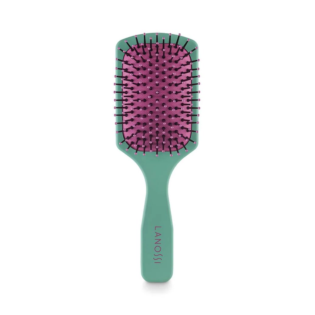 Escova de Cabelo Lanossi Color Raquete Quadrada - 1 unidade