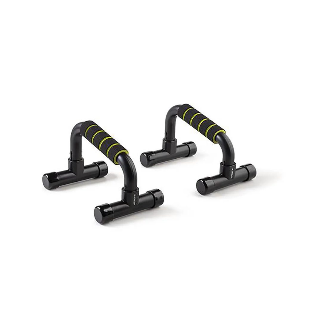 Apoio para Flexão Fitness Preto/Neon ES240 com 1 par