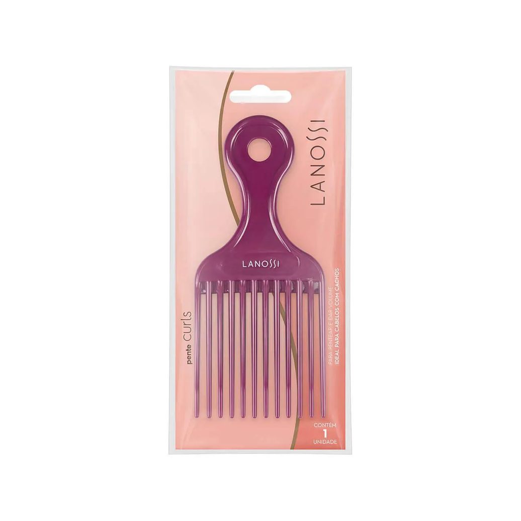 Pente de Cabelo Lanossi Garfo - 1 unidade