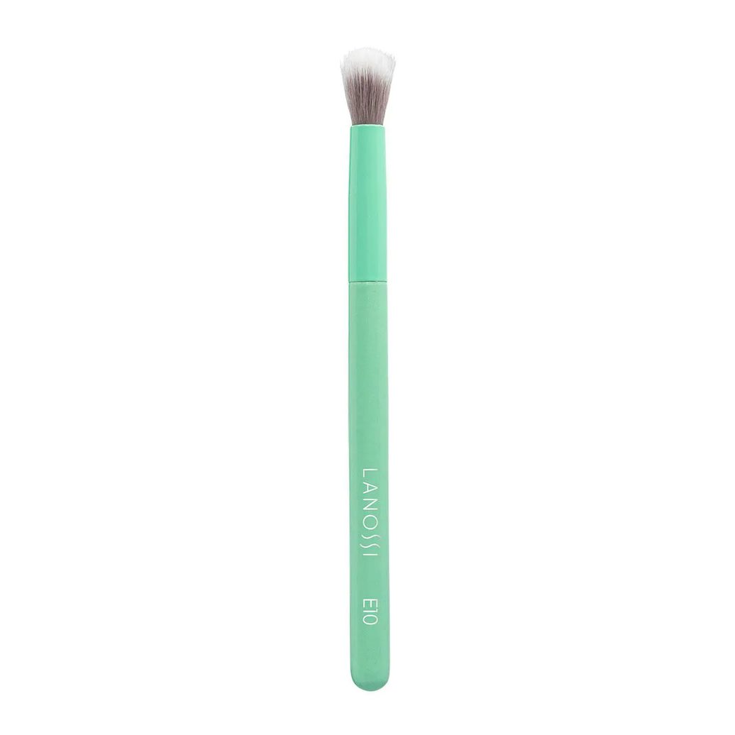 Kit com 3 Pinceis de Maquiagem Lanossi e 1 Esponja + 1 Necessaire Mint Green