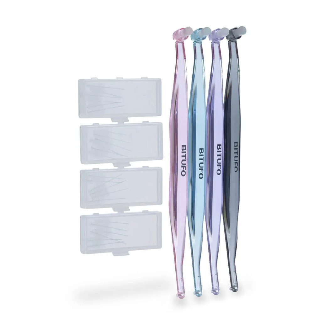 Escova de Dente Bitufo Intertufo Cônica com 1 unidade + 6 refis interdentais