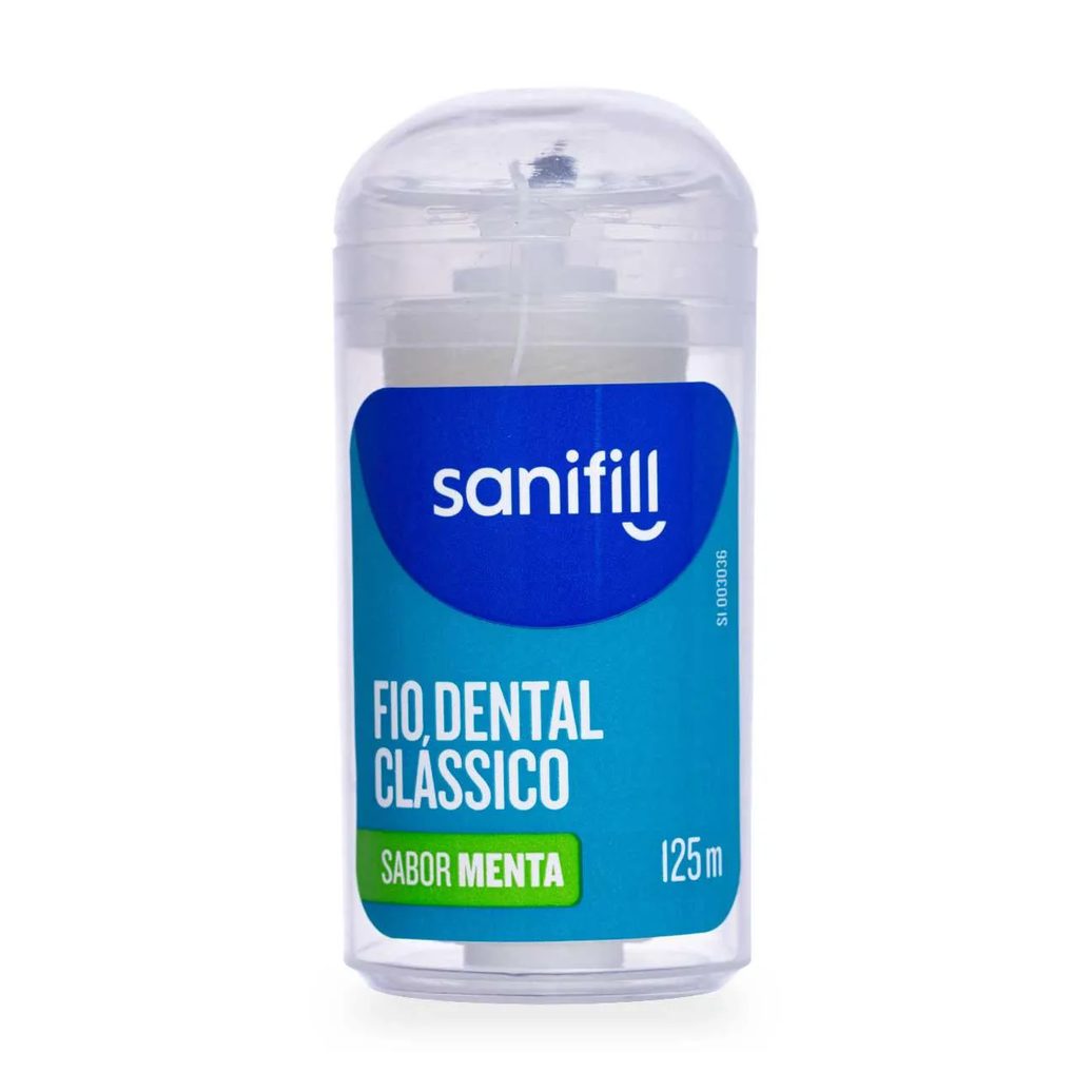 Fio Dental Sanifill Clássico com 125 metros