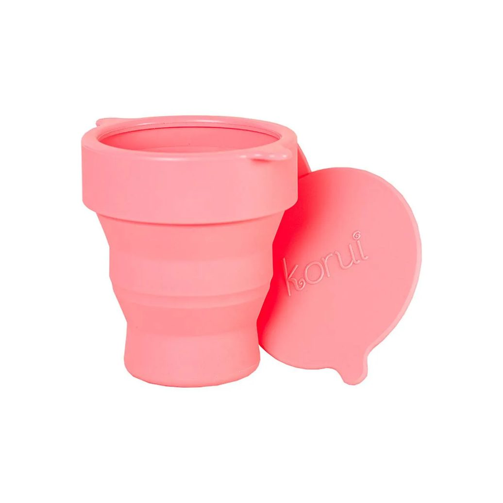 Copo Esterilizador de Coletor Menstrual Korui Cor Goiaba