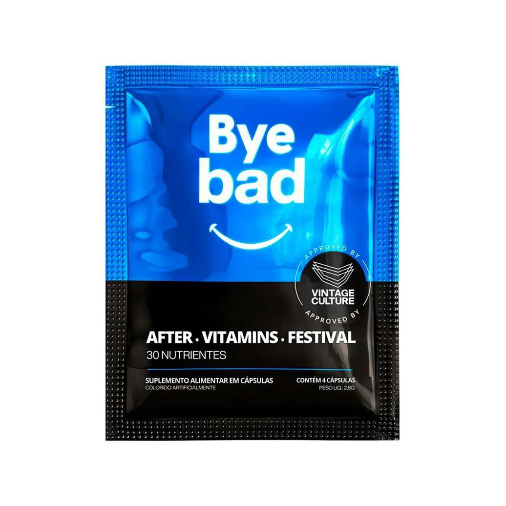 Suplemento Pós-Festa Bye Bad 4 cápsulas