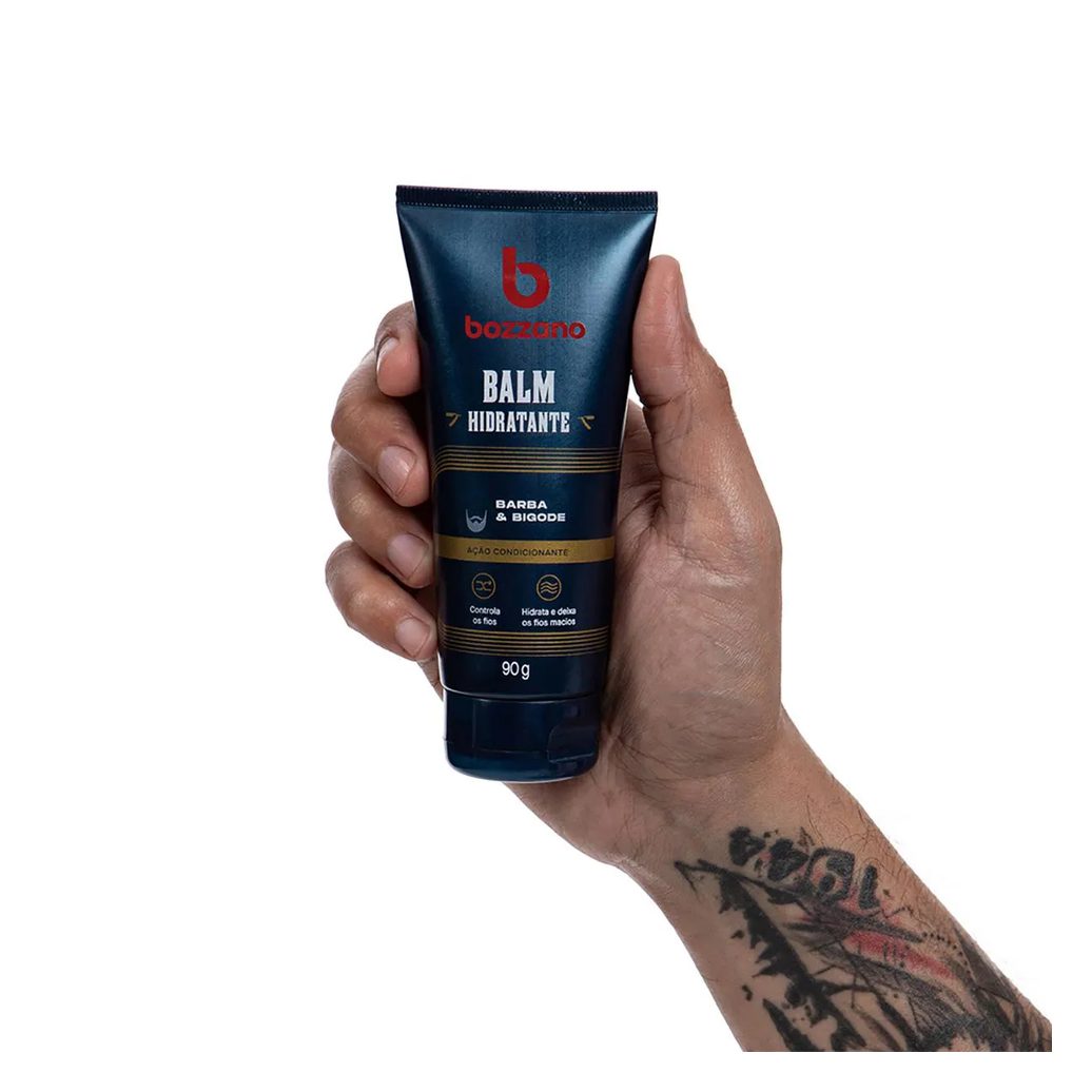 Bálsamo Barba e Bigode Bozzano Hidratante com 90g