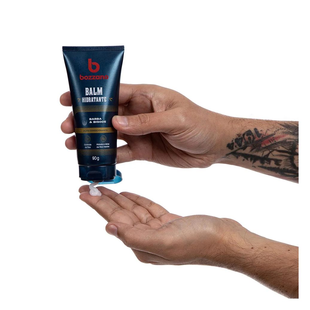 Bálsamo Barba e Bigode Bozzano Hidratante com 90g