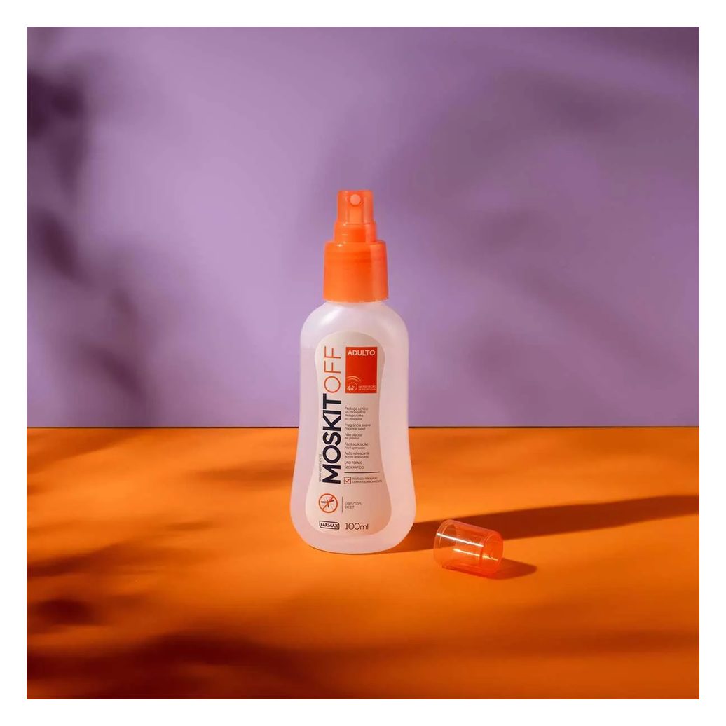 Repelente de Inseto Adulto Moskitoff com DEET Spray 100ml