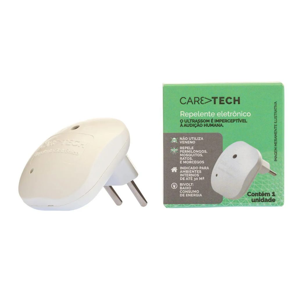 Repelente Eletrônico de Tomada Caretech Bivolt 1 Unidade