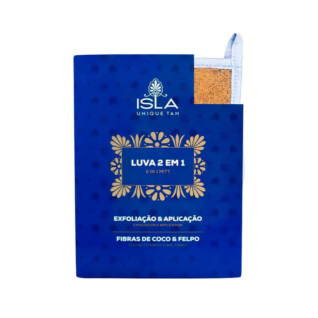 Luva Aplicadora de Autobronzeador Corporal Esfoliação Isla 1 Unidade