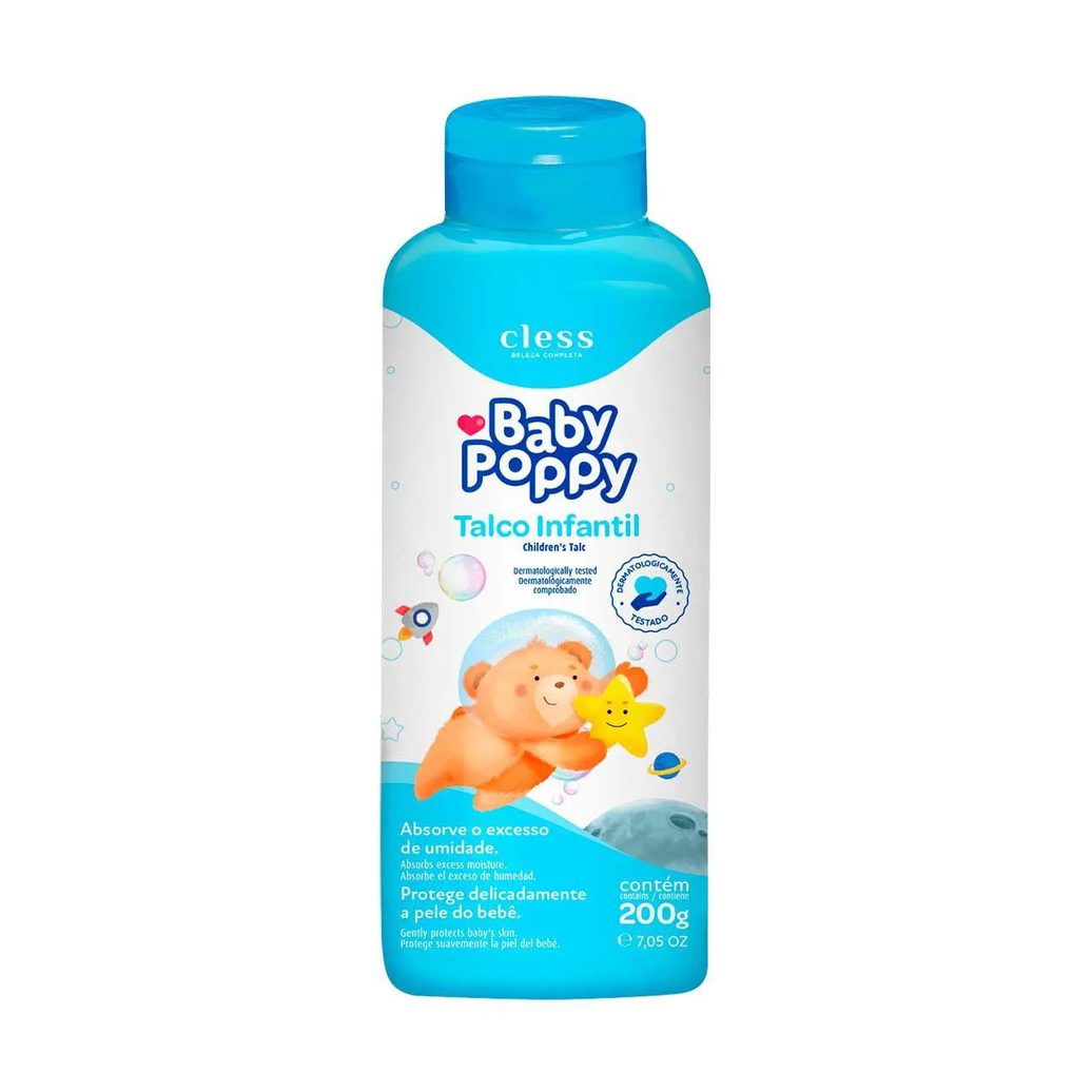 Talco Baby Poppy Infantil 200g