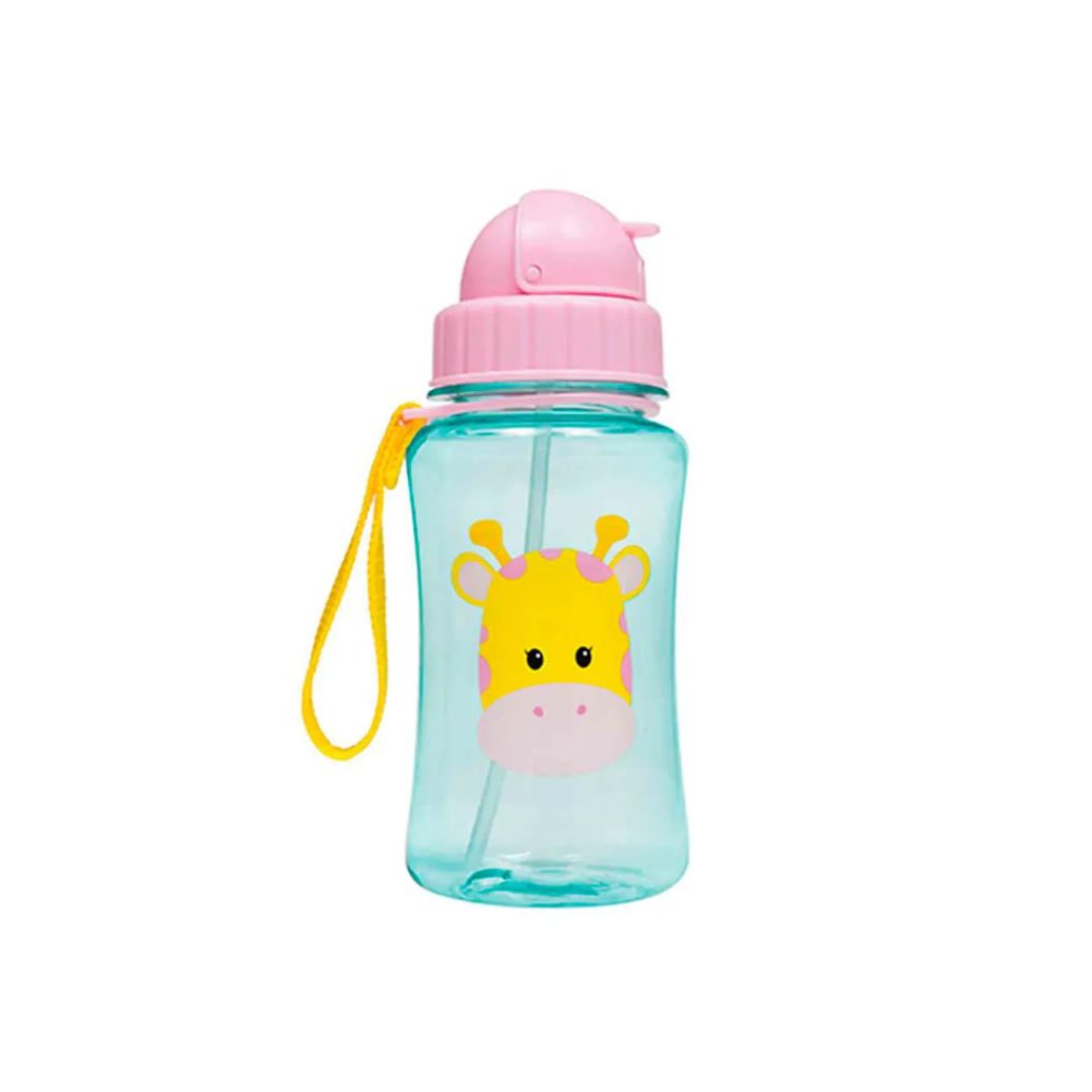 Garrafinha Buba Baby Animal Fun Rosa Girafa 350ml