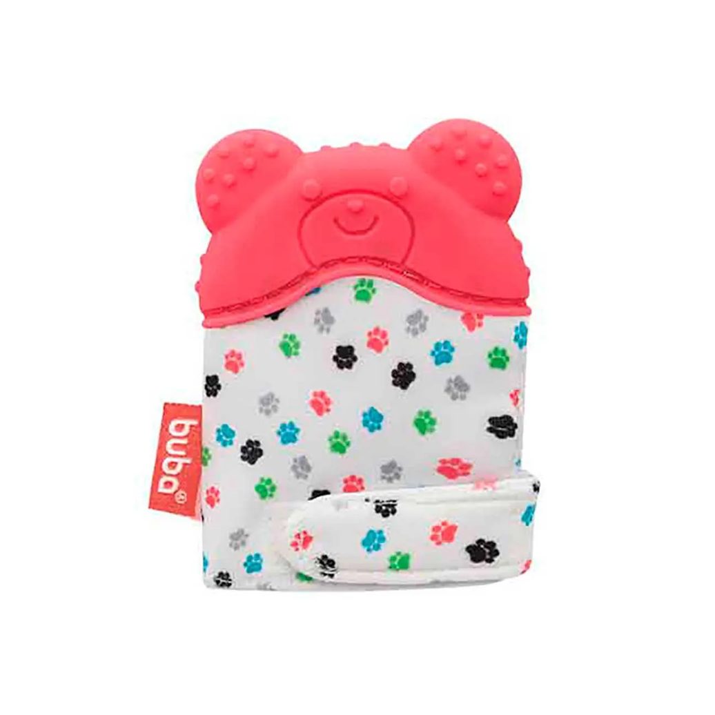 Luvinha Mordedor Buba Baby de Silicone Urso Rosa 1 unidade