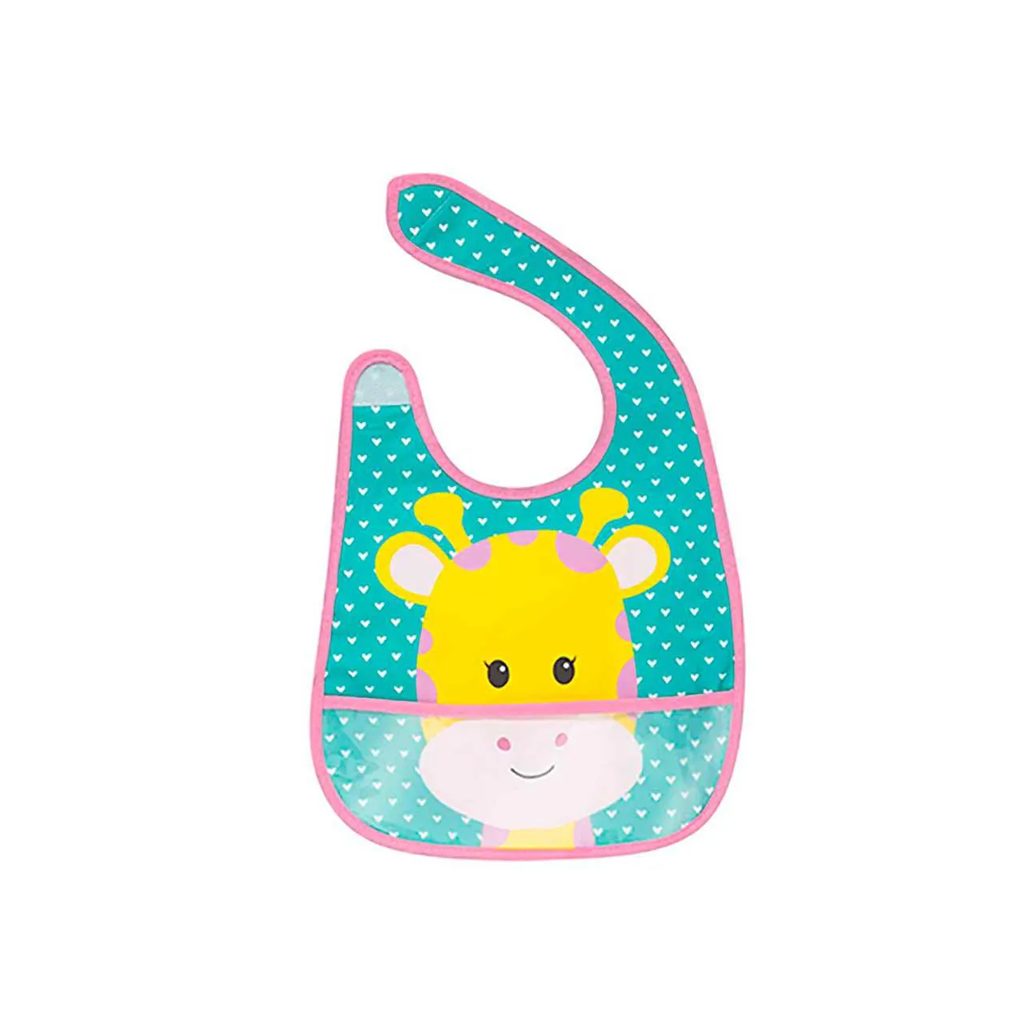 Babador com Bolso Buba Baby Girafa 1 unidade