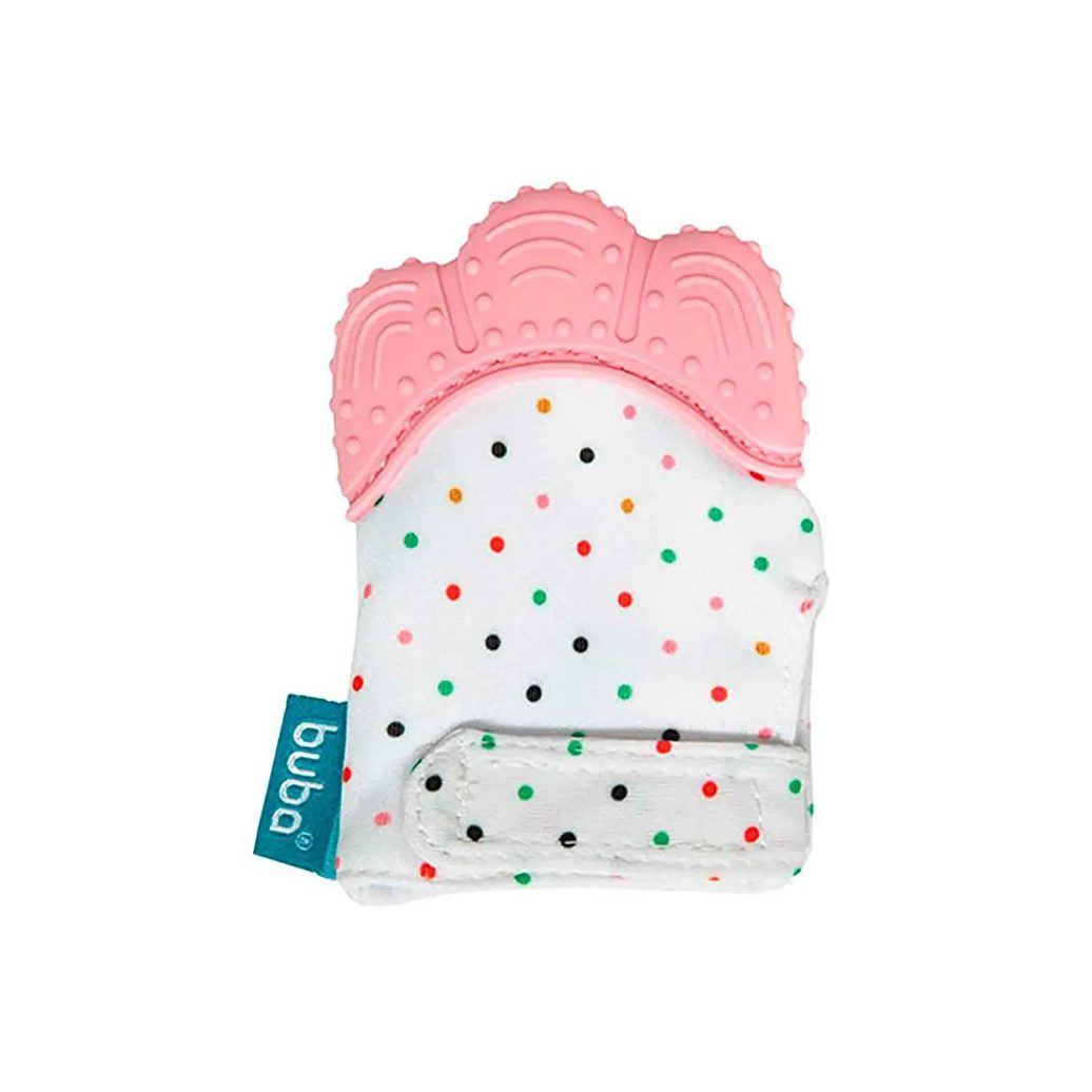 Luvinha Mordedor Buba Baby de Silicone Rosa 1 unidade