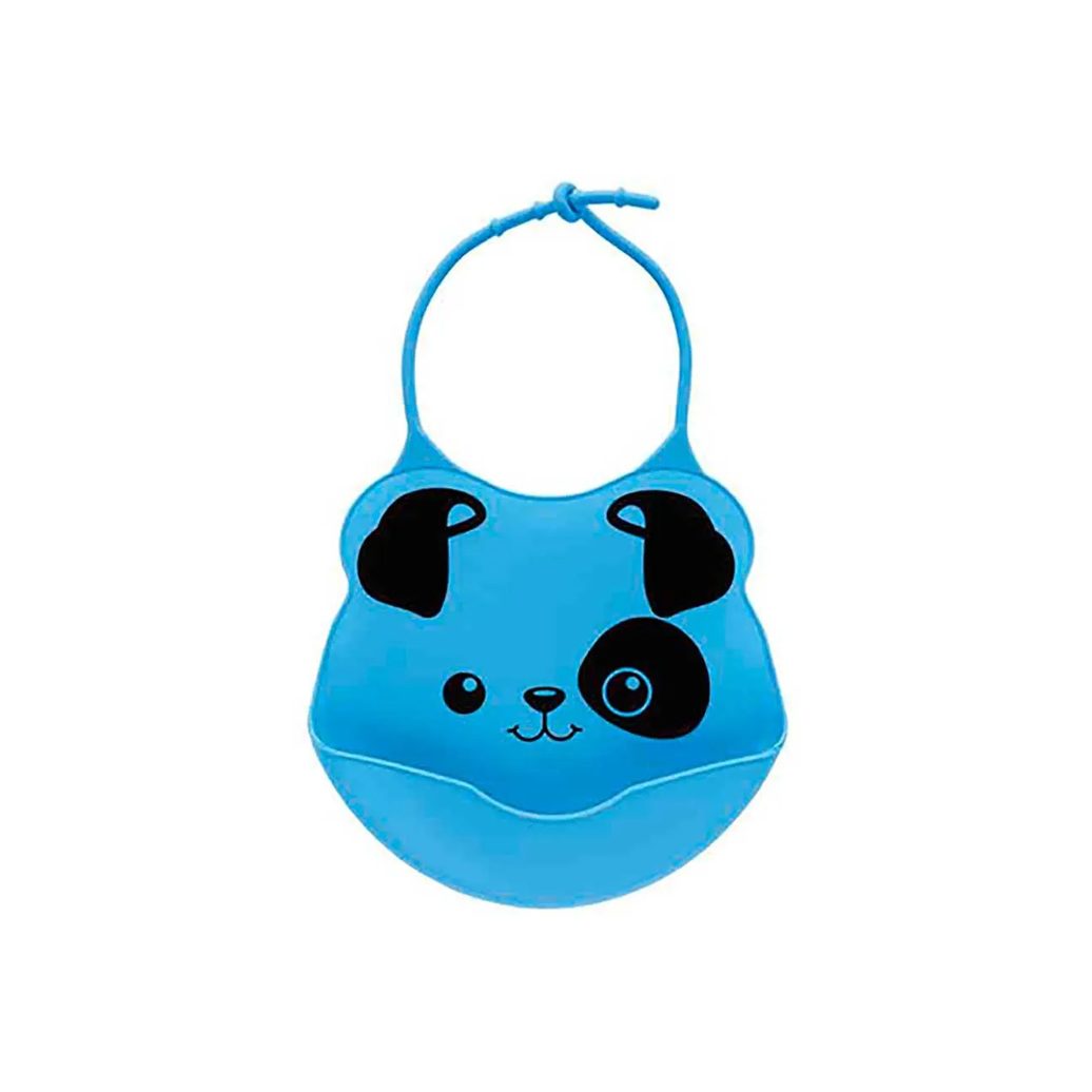 Babador de Silicone Buba Baby Azul 1 unidade