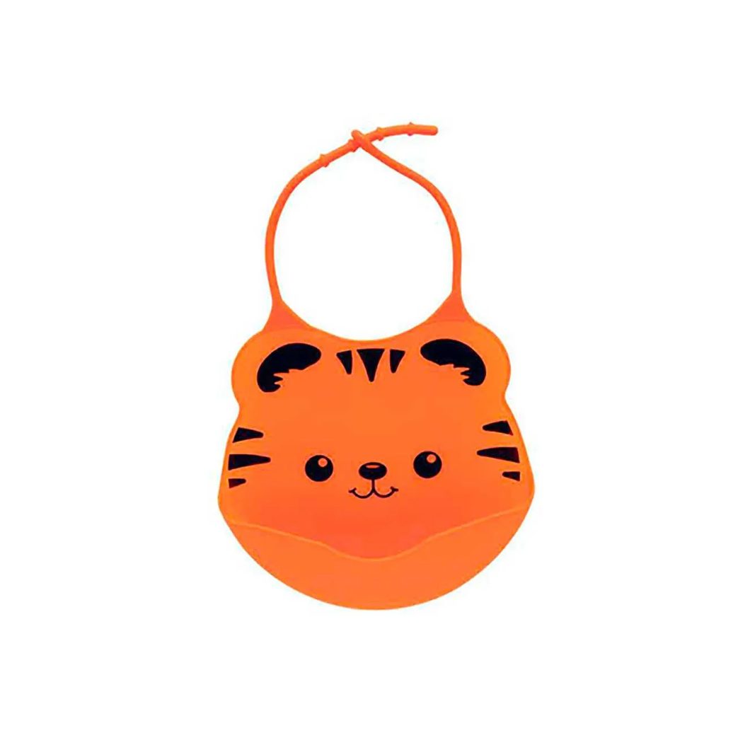 Babador de Silicone Buba Baby Laranja 1 unidade