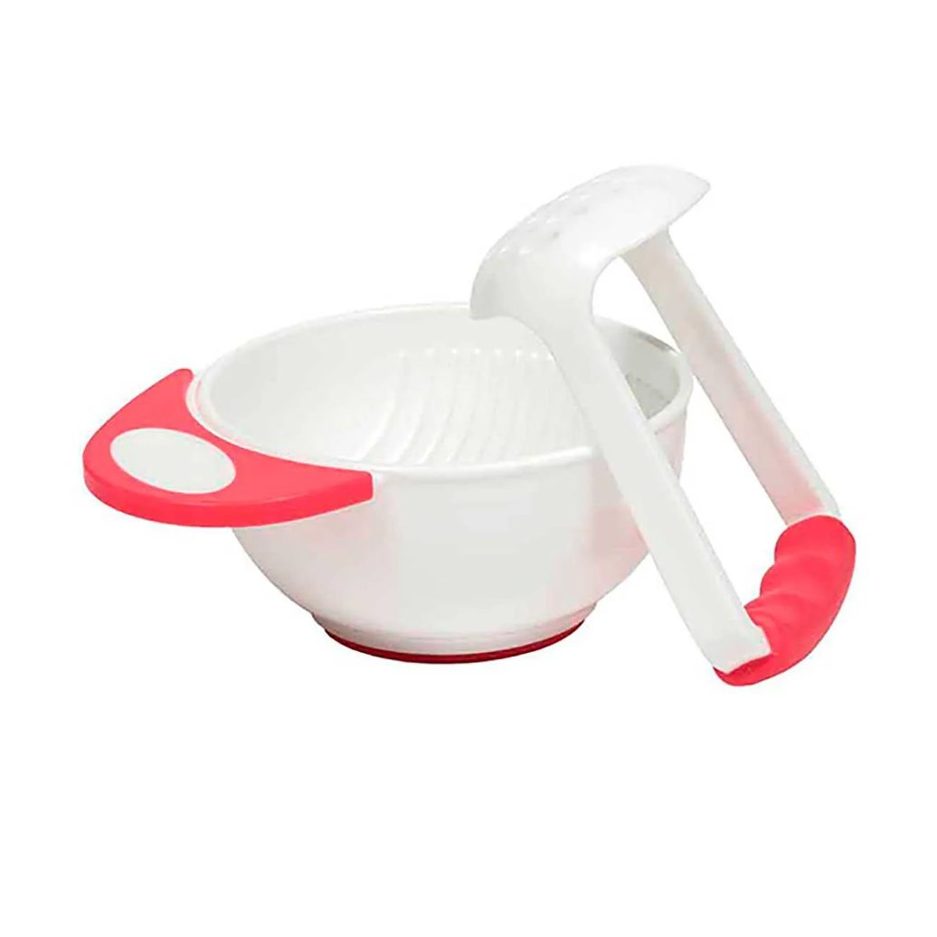 Kit Amassador para Papinha Buba Baby Rosa com 1 unidade