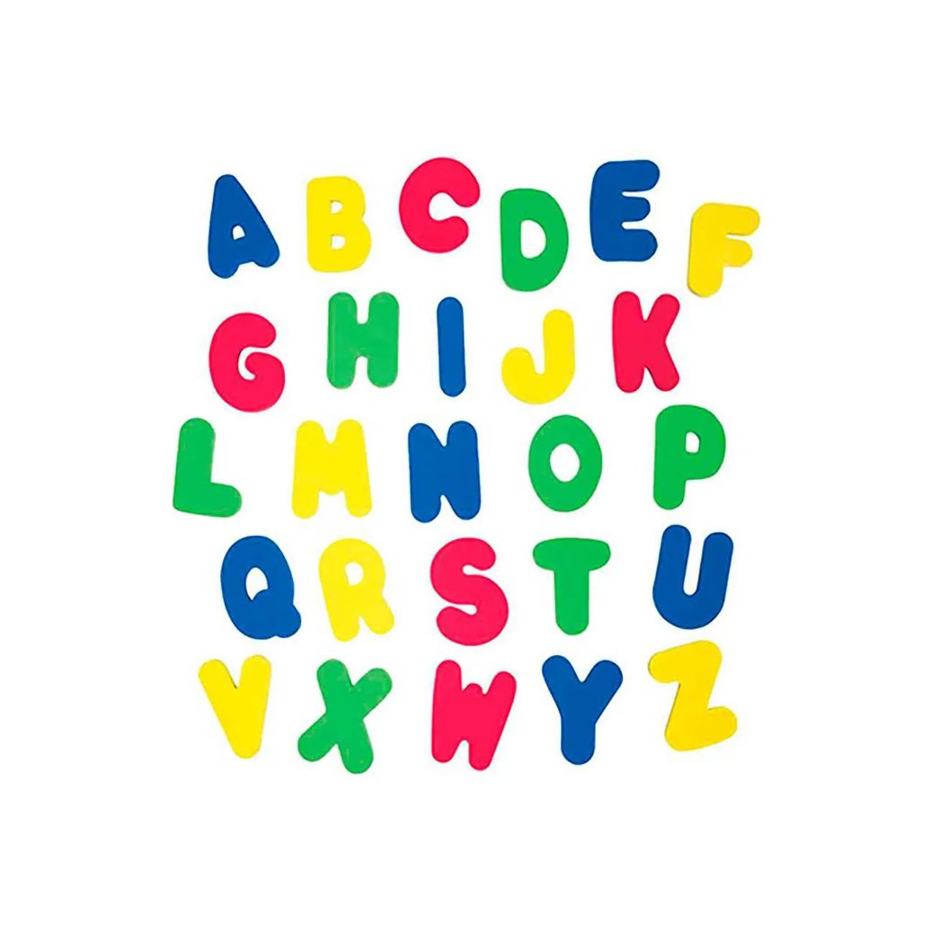 Brinquedo de Banho Buba Baby Letras e Números com 1 unidade