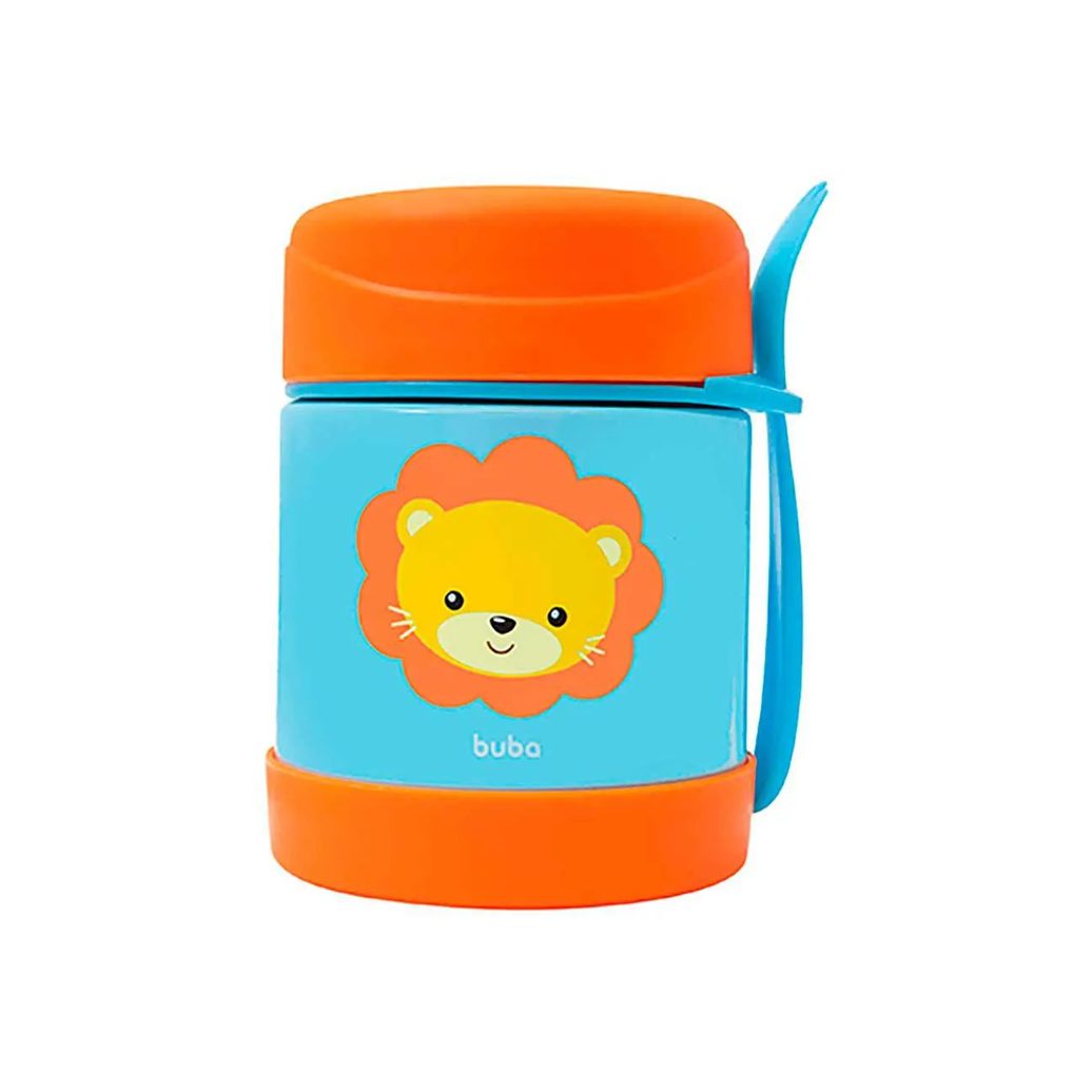Pote Térmico para Alimentos Buba Baby Animal Fun Leão 1 unidade