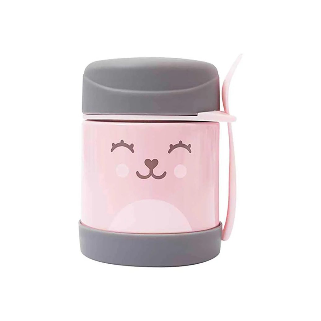 Pote Térmico para Alimentos com Colher Buba Baby Gumy Rosa 1 unidade