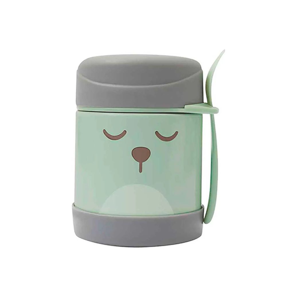 Pote Térmico para Alimentos com Colher Buba Baby Gumy Verde 1 unidade